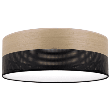 GH STROPNA LAMPA OD DRVENOG PLEXI STIJENE CRNA 40 CM ZLATNI HRAST