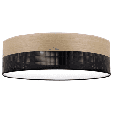 GH STROPNA LAMPA OD DRVENOG PLEXI STIJENE CRNA 50 CM ZLATNI HRAST