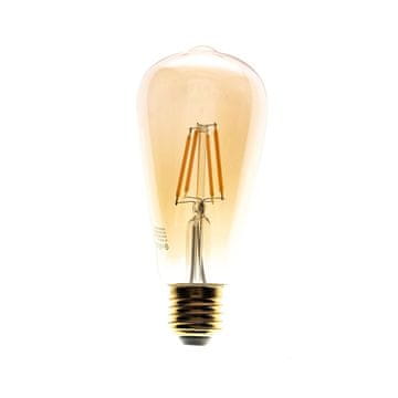 Ekolight Žarulja s filamentom LED E27 6W ST64, topla jantarna
