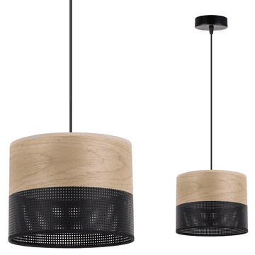 GH JEDNOSTAVNA VISEĆA LAMPA, SJAJ OD ZLATNOG HRASOVOG FURNIRJA, 20 CM