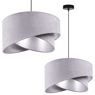 Lampa stropna viseća luster s abažurom, glamour