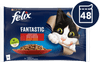 Felix Fantastic mokra hrana za mačke, govedina i piletina u želeu, 48x85g