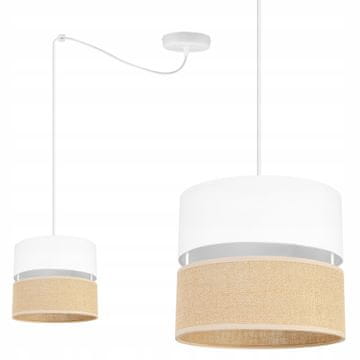 GH VISEĆA STROPNA LAMPA, SJAJ 20 CM, BIJELI PAUK
