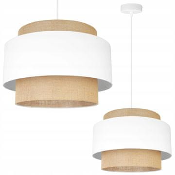 GH VISEĆA SVJETILJKA, STROPNI LUSTERA, SJAJ ZA LAMPU, BOHO JUTA