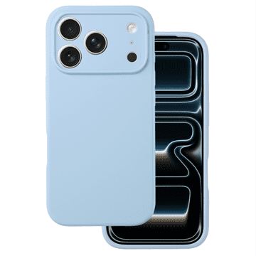 Onasi Silikonska maskica za iPhone 17 Pro Max - mat liquid svijetlo plava