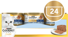 Gourmet Zlatna pašteta za mačke, tuna, 24x85g