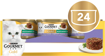 Gourmet Hrana za mačke Gold Savoury Cake, janjetina i grah