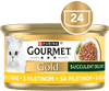 Gourmet Zlatna hrana za sukulente za mačke, piletina, 24x85g
