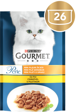 Gourmet Perle mini fileti u umaku, piletina, 26x85g