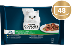 Perle mini fileti u umaku, miješani izbor, 12 x (4 x 85 g)