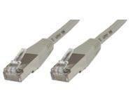 F/UTP CAT5e 0.5m sivi PVC