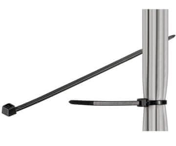 MicroConnect Vezice za kablove 100 kom crne 203mm X 2,5mm