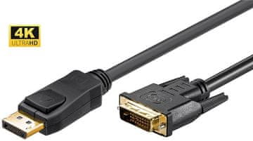 MicroConnect DisplayPort na DVI-D kabel 5m