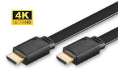 MicroConnect HDMI visokobrzinski ravan kabel, 1m