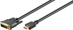 MicroConnect HDMI 19 - DVI-D M-M kabel 3m