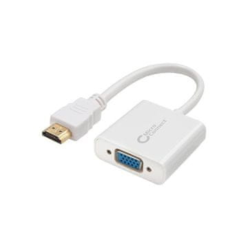 Adapter HDMI - VGA M/F, Bijeli