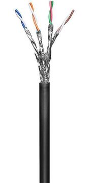 MicroConnect S/FTP CAT6 Outdoor 100m crni