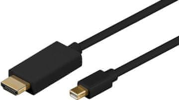 MicroConnect Mini DisplayPort na HDMI kabel 1m