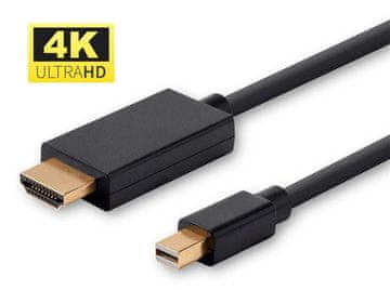 4K Mini DisplayPort na HDMI kabel 3m