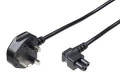 MicroConnect Napajajući kabel UK - C5 1.8m crni