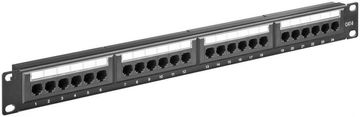 MicroConnect CAT6 24-portni 19"" Patch Panel,