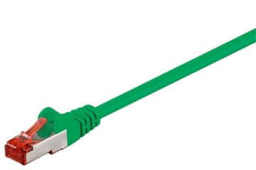 S/FTP CAT6 0.15m zelena LSZH