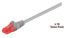 MicroConnect U/UTP CAT6 3M sivi paket od 10