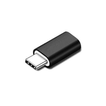MicroConnect Lightning-USB-C adapter, crni