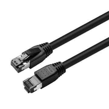 CAT8.1 S/FTP 5m crni LSZH zaštićeni mrežni kabel, AWG 24
