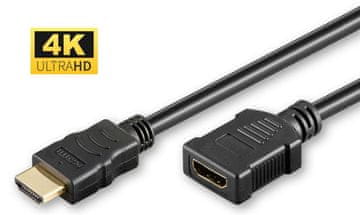 MicroConnect HDMI 2.0 produžni kabel, 0.5m
