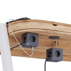 MicroConnect Razdjelnik Power Cube, 3 utičnice 1 USB A, 2 USB-C, 1,5m siva