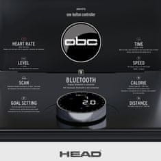 Head sobni bicikl, LED zaslon, kompatibilan Kinomap, Zwift, 32 razine, crni