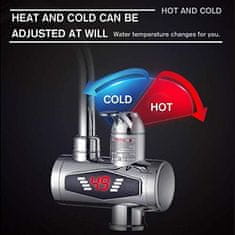 Tavalax Protočni električni bojler sa slavinskim grijačem i digitalnim zaslonom – energetski učinkovit