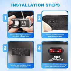 GM WEB LED svjetlo za kacigu