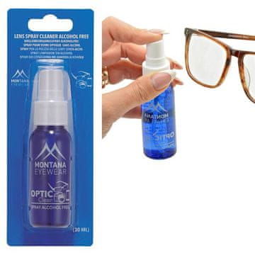 Montana Tekućina za njegu i čišćenje leća za naočale i objektive, 30 ml, pakirano u blisteru