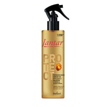 Termo-zaštitni serum za oblikovanje kose | s esencijom jantara