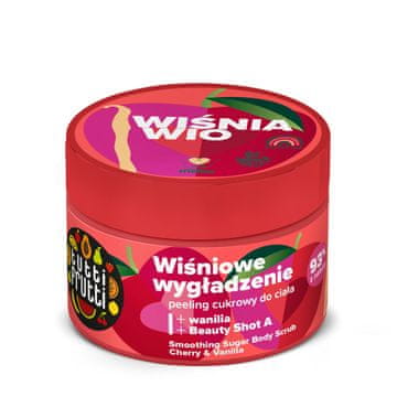 Zaglađujući piling za tijelo od šećera s trešnjom i vanilijom + Beauty Shot A, 300 g