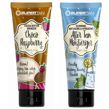 Supertan choco raspberry i after tan po opalaniu gratis