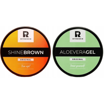 Byrokko Byrokko Shine Brown i Aloe Vera gel za hlađenje nakon sunčanja