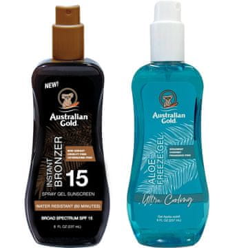 Australian Gold Australian gold sprej s bronzerom spf15 i aloe freeze gel