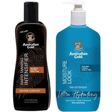 Australian Gold Australian gold rapid tanning intensifier i moisture lock 473ml