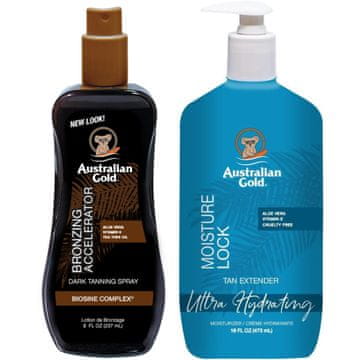 Australian Gold Australian gold dark tanning accelerator spray i moisture lock 473ml