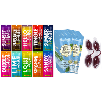 Soleo Soleo basic paket saszeta 100 komada + 20 komada after tan + 2 para naočala