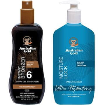 Australian Gold Australian gold sprej za tamnienie s bronzerom spf6 i moisture lock, 473ml