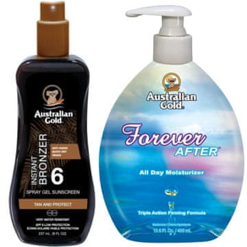 Australian Gold Australian gold sprej za sunčanje s bronzerom spf6 i forever after 400ml