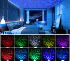 Projektor zvijezda led lampa noćna sa zvučnikom