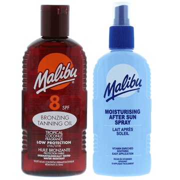 Malibu Malibu ulje za sunčanje spf8 200ml i balzam u spreju za poslije sunčanja 200ml