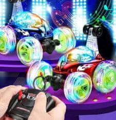 Veliki auto Twister Acrobat 360 Plesni auto za akrobacije plavi