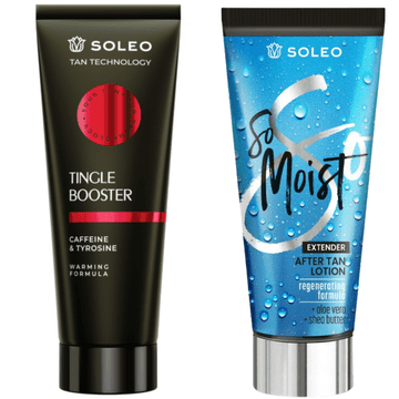 Soleo Soleo tan technology tingle booster i so moist po opalaniu gratis
