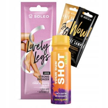 Soleo Soleo Lovely Legs 3x10 ml jaki bronzer za noge i gratis
